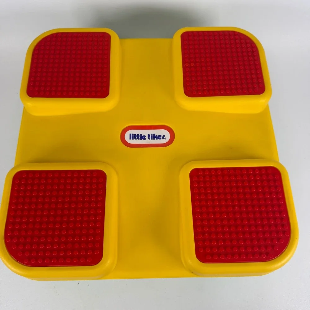 Little Tikes Sensory Stepping Stones Balance Path Tiles Blue Green Yellow Set 3